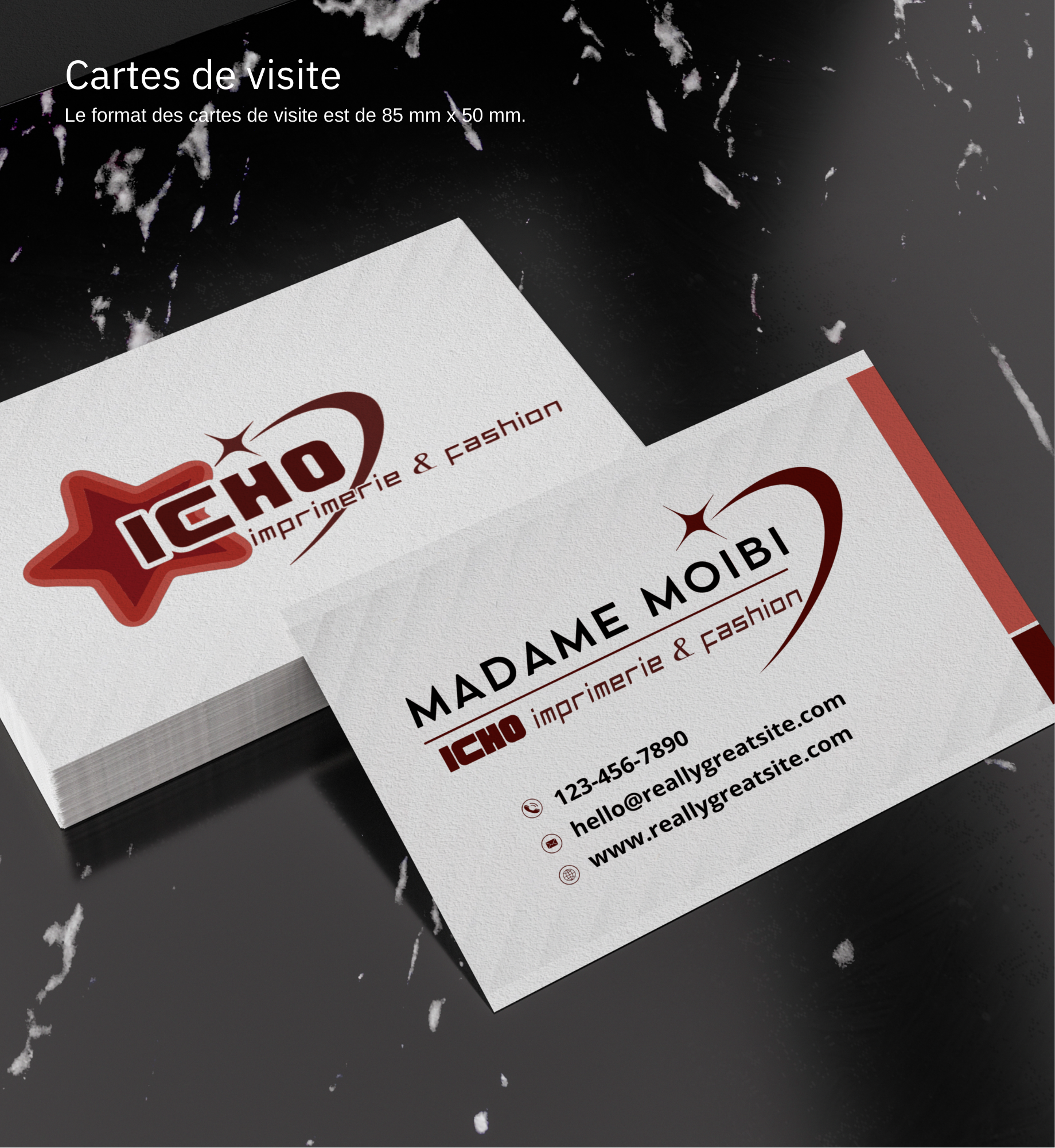 Carte de visite ICHÔ