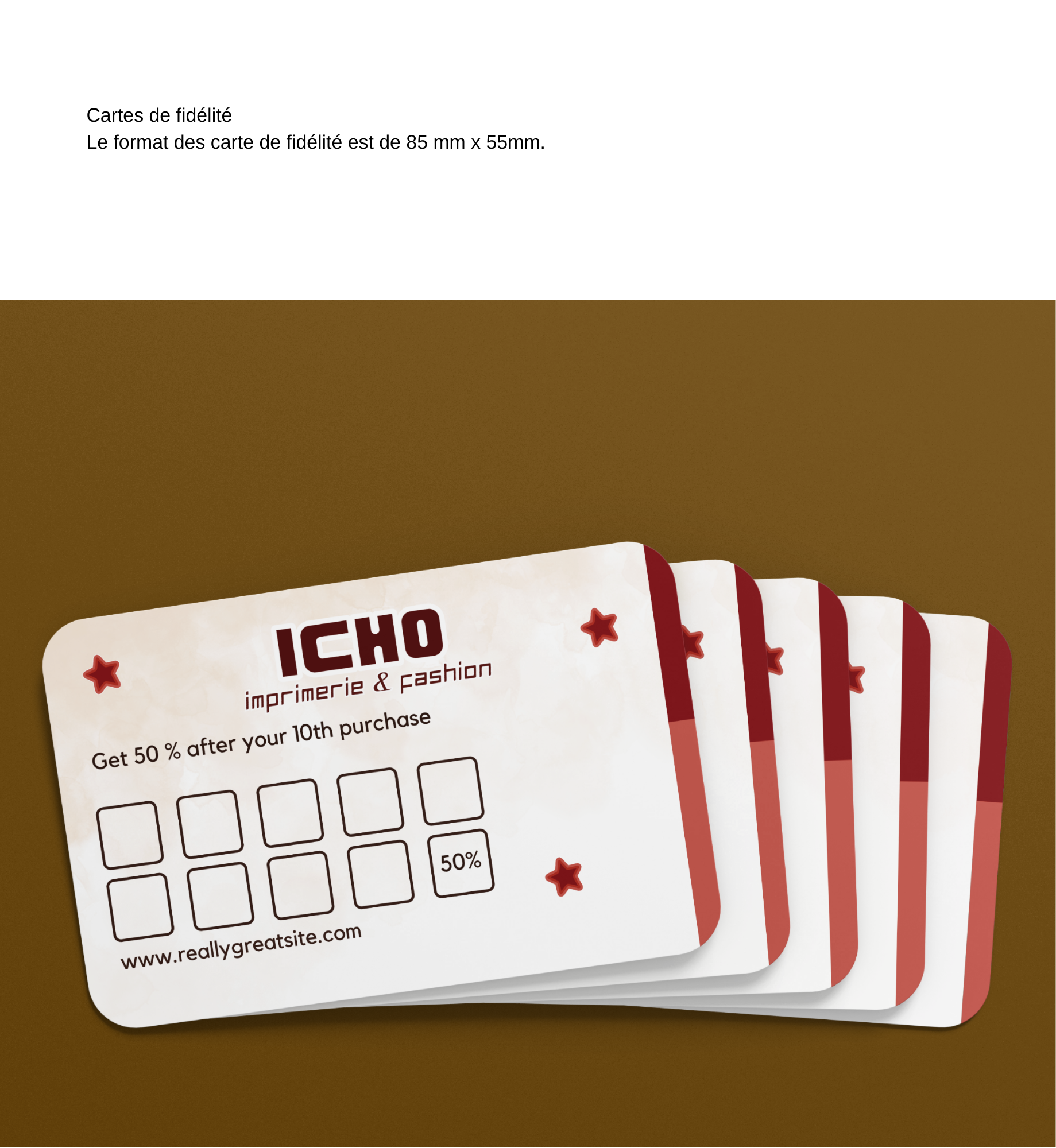 Carte fidélité ICHÔ