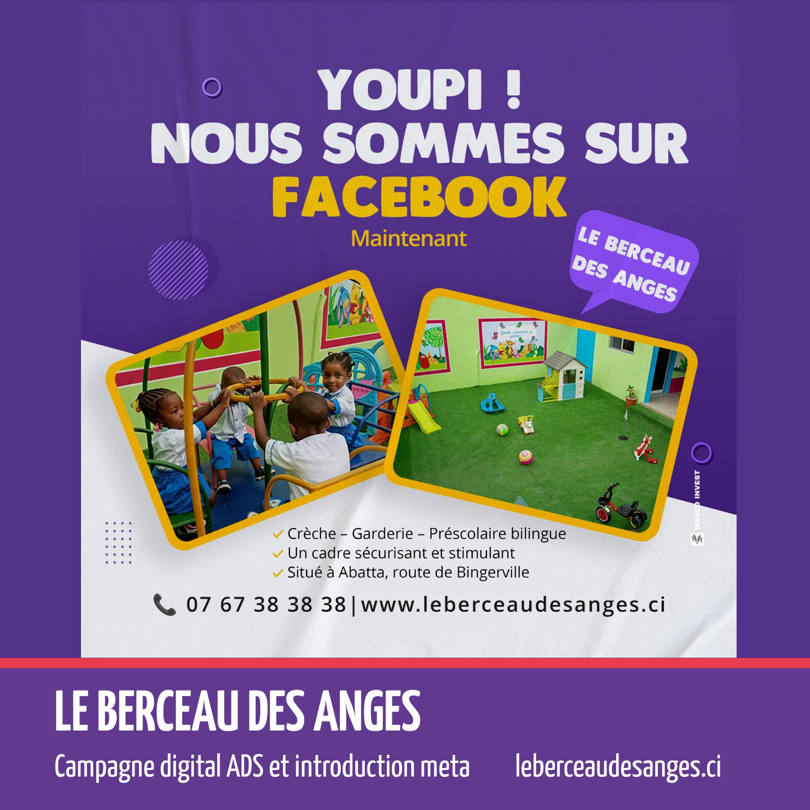 Portfolio Le Berceau des Anges