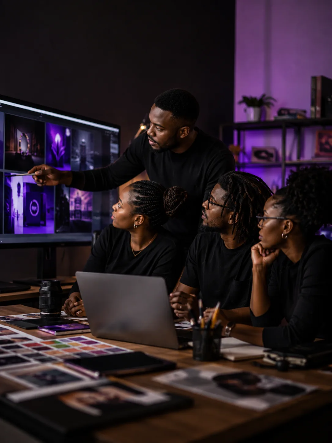 L'équipe MAACO INVEST en réunion à Abidjan