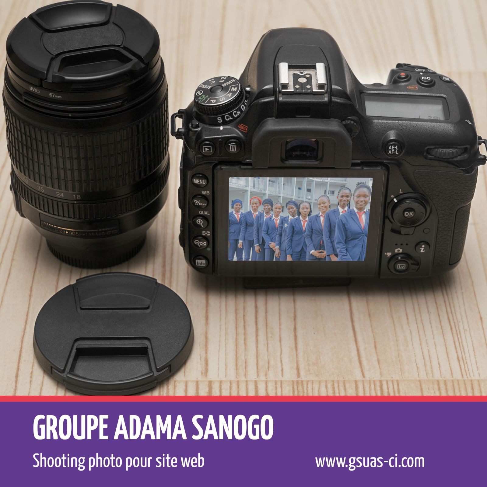Shooting photo Groupe Scolaire Adama Sanogo