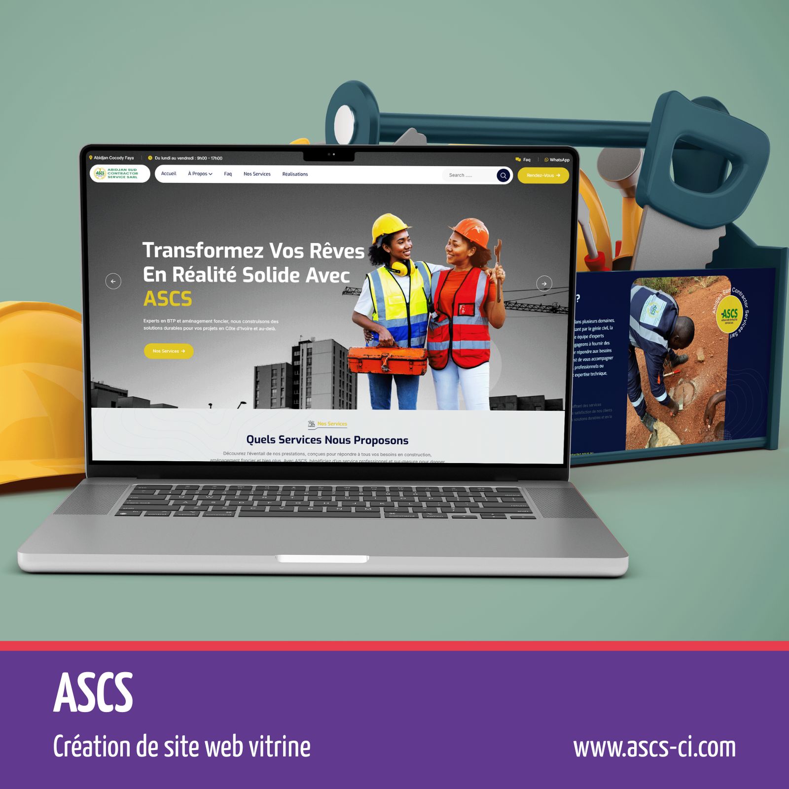 Site vitrine BTP Immobilier