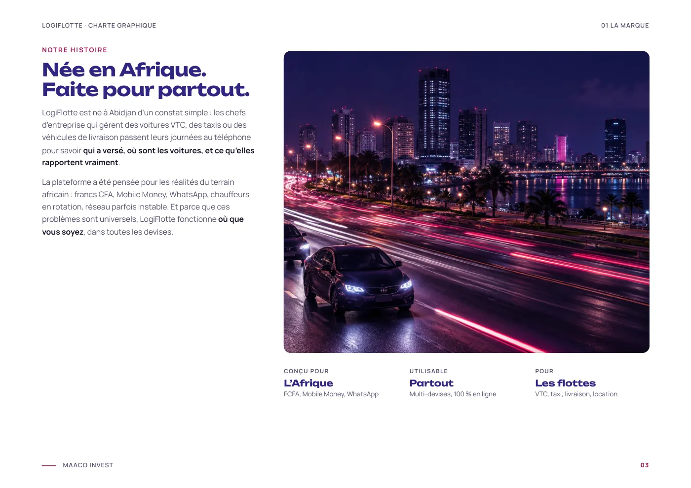 Charte graphique Logiflotte, page 4