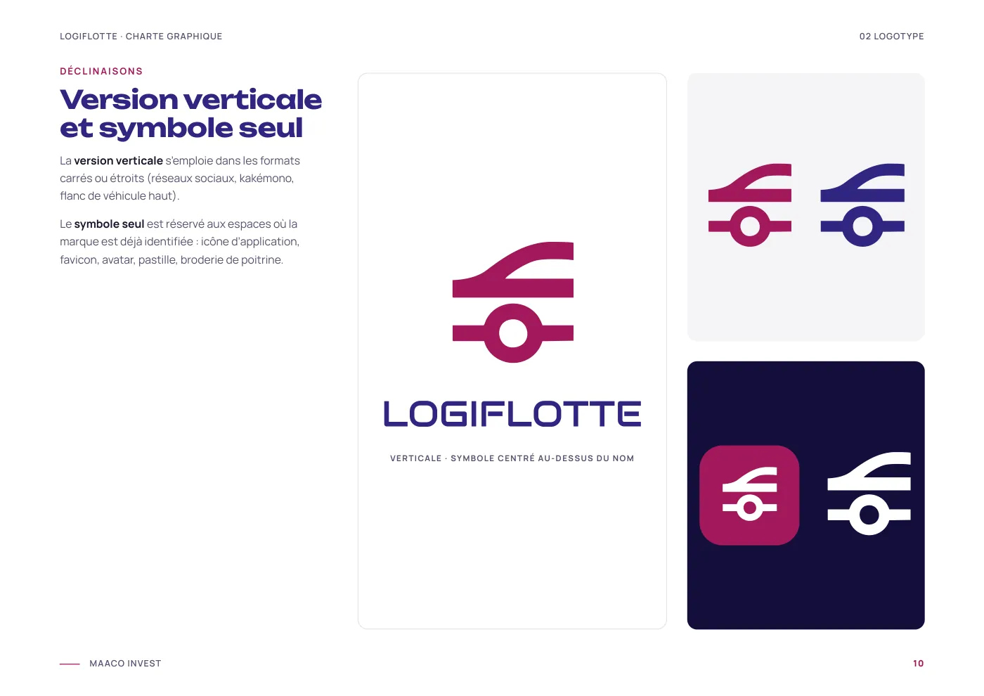 Charte graphique Logiflotte, page 11