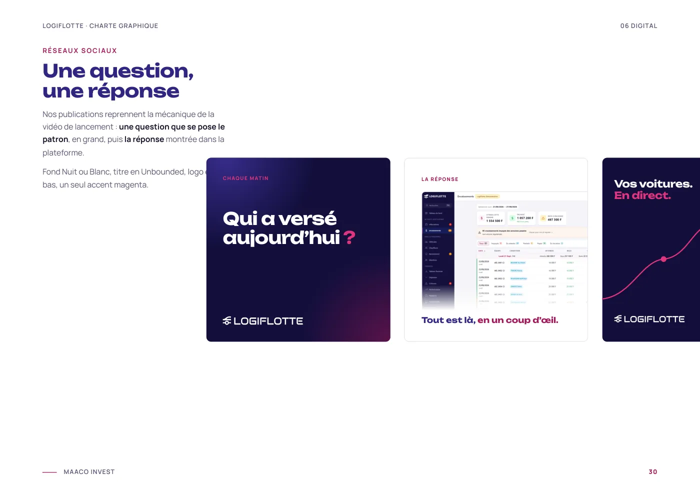 Charte graphique Logiflotte, page 31