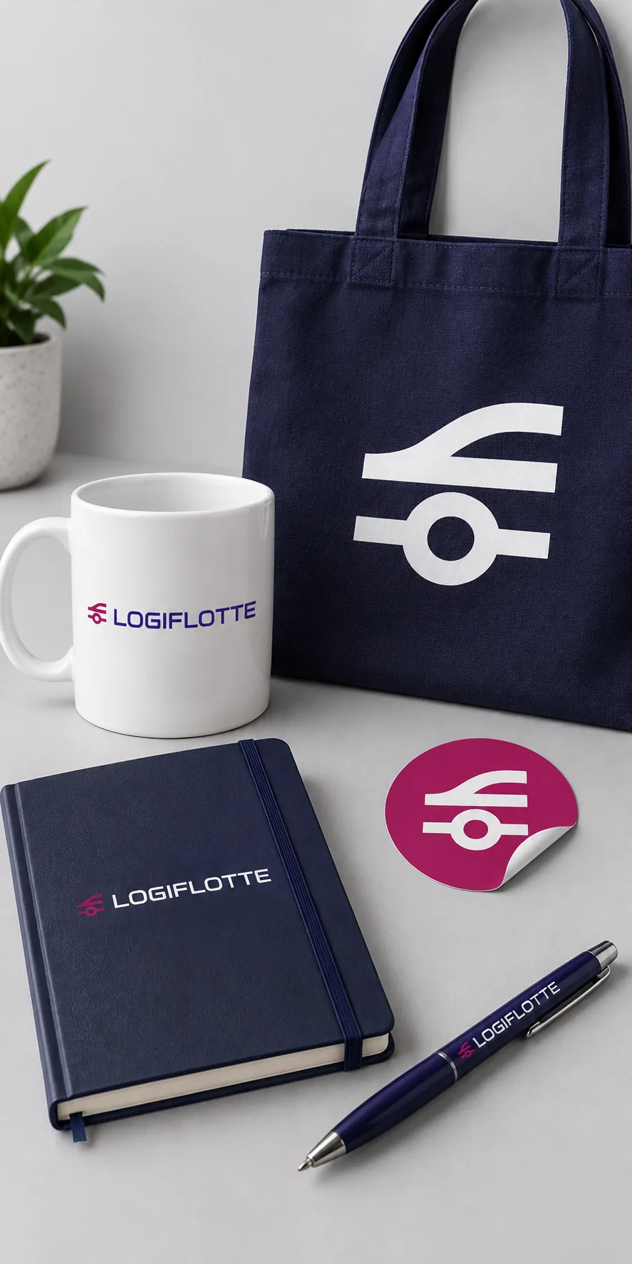 Objets de marque Logiflotte
