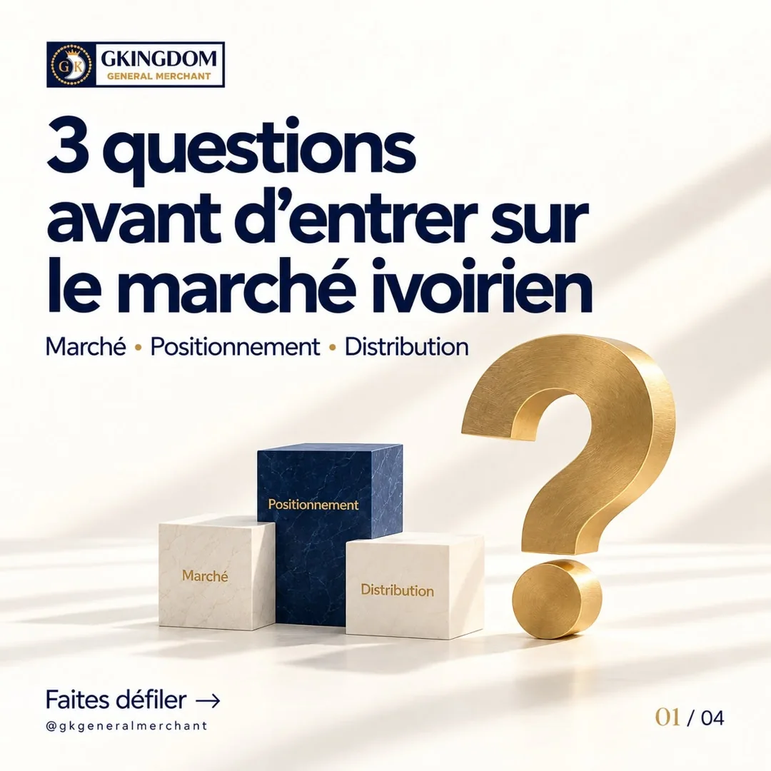 GK General Merchant : Carrousel · 3 questions avant d'entrer sur le marché ivoirien