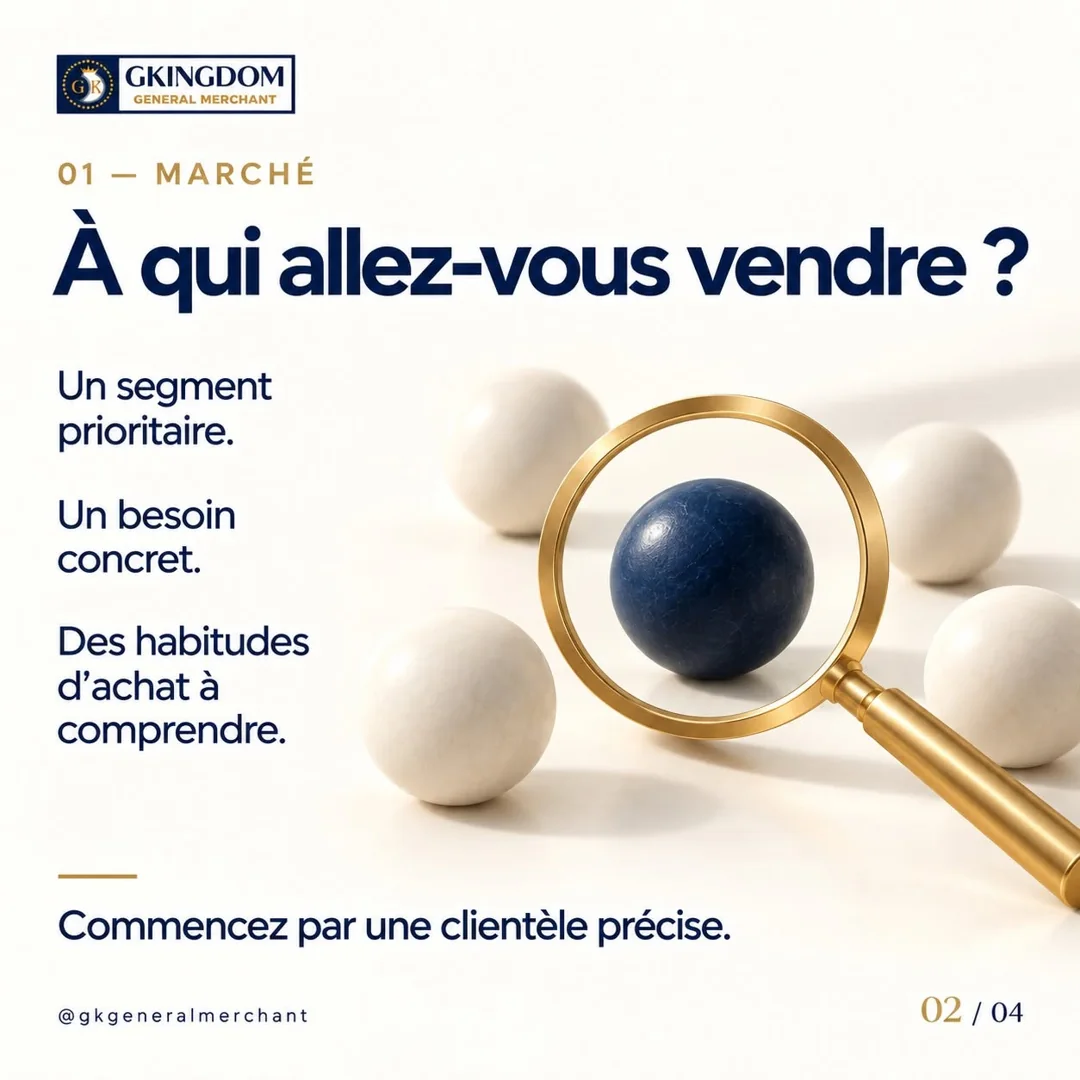 GK General Merchant : Carrousel · À qui allez-vous vendre ?