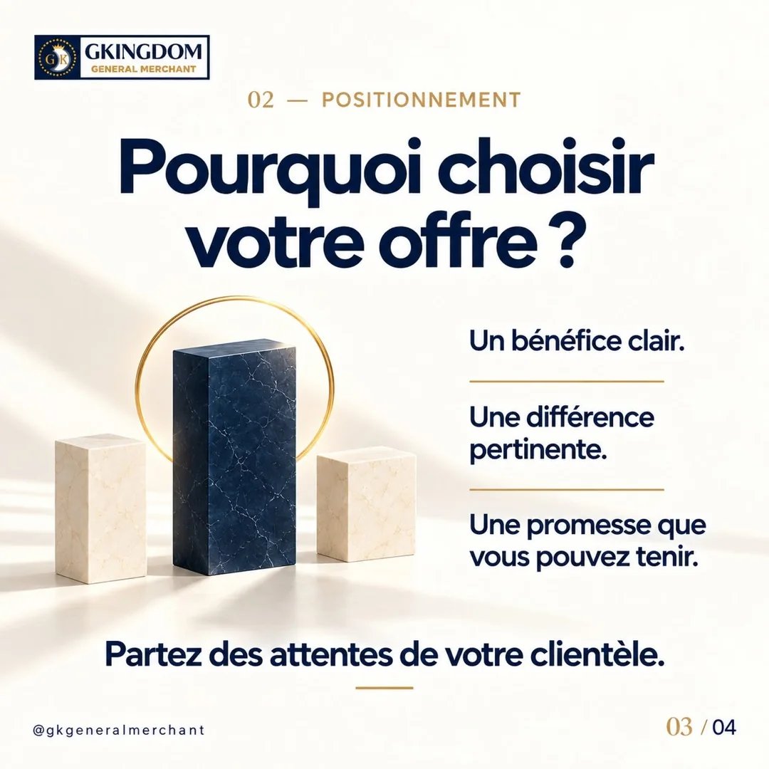 GK General Merchant : Carrousel · Pourquoi choisir votre offre ?