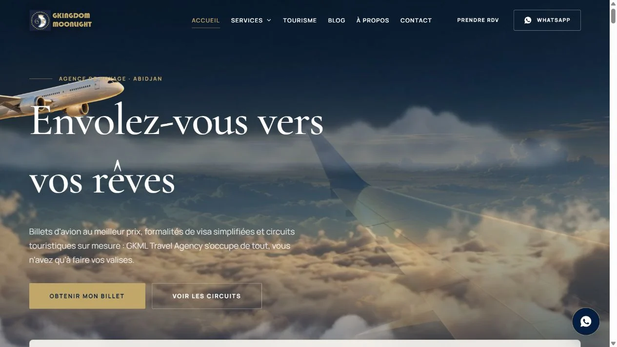 Site GKML Travel Agency