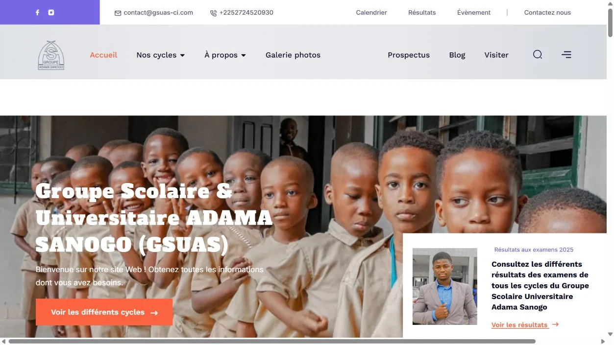 Site GSUAS CI