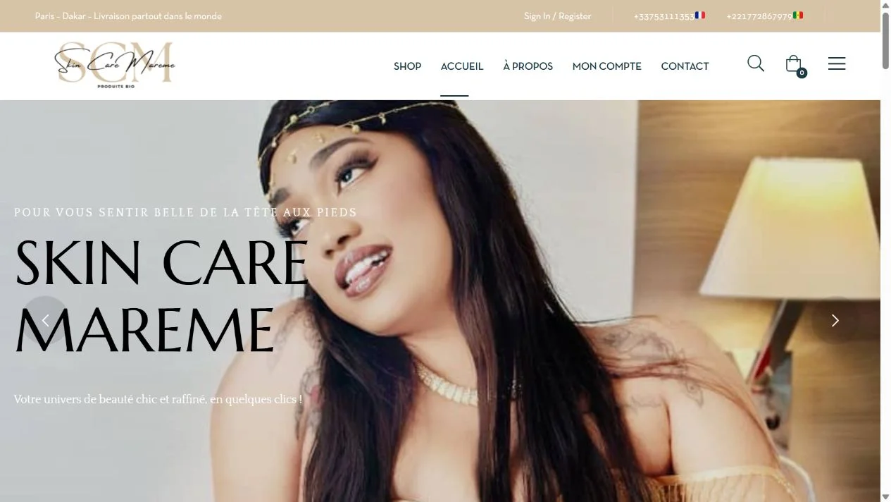 Site Skincare Marème
