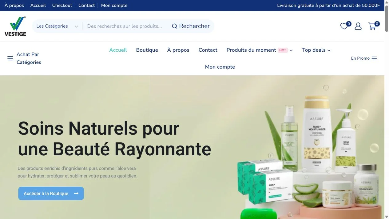 Site Top Vestige CI
